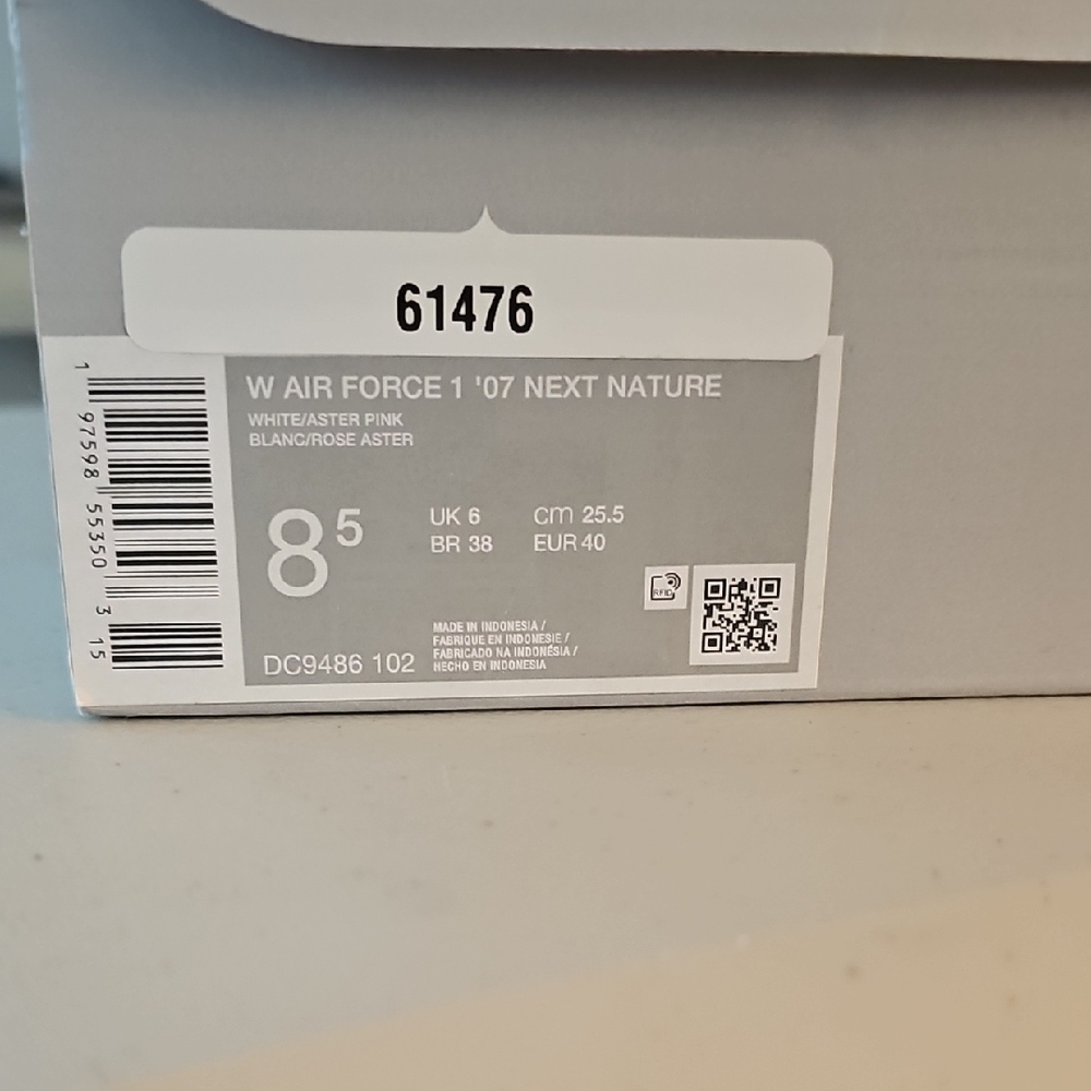 Nike Air Force 1 '07 Next Nature White and Pink